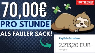 7000€ PRO STUNDE💰🤑💸Als FAULER SACK online Geld verdienen 2024 ohne Startkapital [upl. by Rizan35]