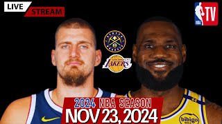 LeBron’s Lakers vs Jokics Nuggets NBA Live Stream PlayByPlay amp Scoreboard [upl. by Nerat]