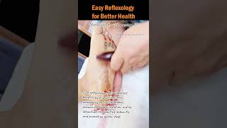 Easy Reflexology for Better Health FootReflexology FootMassage SelfCare ReflexZones TCM [upl. by Nosnhoj]