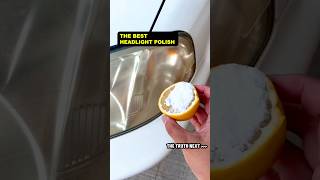 Good Polishing Headlights with Lemon and Baking Soda betterhack Carlovershub [upl. by Gabbi931]