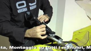 OJ Tutorial montaggio C07 manopole coprimani ProHand Plus su BMW R1200GSAdventure [upl. by Ashti]