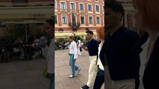 Square life in warsaw poland polish summer travel holiday vacation europe shorts [upl. by Slin89]