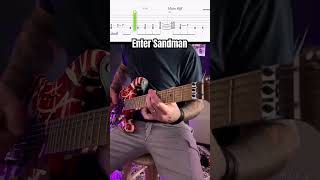 Enter Sandman💀 introtabs metallica guitartabs entersandman [upl. by Neetsuj]