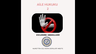 MBSTS 2025 AİLE HUKUKU2 [upl. by Brigham]