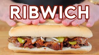 Binging with Babish Ribwich from The Simpsons [upl. by Kreager255]