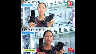 Canon G7x III Vs Sony ZV1M2 [upl. by Vivl175]