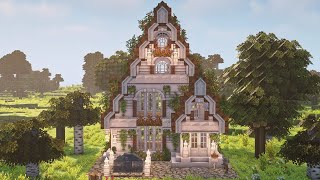 minecraft je 1122 build  🕯️ part 2 autumn soft cottage  miniaturia amp cocricot mod [upl. by Ardnoid974]