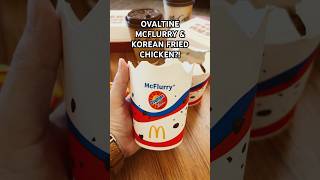 Taiwan McDonald’s Exclusive Korean Fried Chicken amp Ovaltine 🍦 fastfood taiwanfood mcflurry [upl. by Everson]