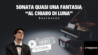 Sonata quasi una fantasia quotAl chiaro di lunaquot Beethoven  Parte 1 Approfondimento e Tutorial [upl. by Solomon]