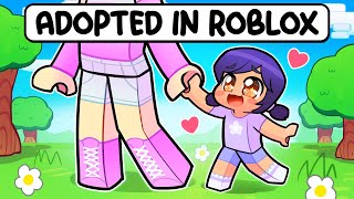 Adopted by a NEW FAMILY in ROBLOX [upl. by Ahpla]