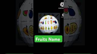 Top 10 Fruits Name  Pre School Curriculum  Nursery Syllabus shorts [upl. by Ettenoj]