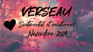 ♒ VERSEAU SENTIMENTAL ❤️  NOVEMBRE 2024 [upl. by Chrissy]