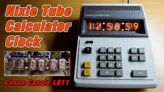 닉시 시계 계산기 만들기DIY Nixie Tube Calculator Clock Build [upl. by Gerti]