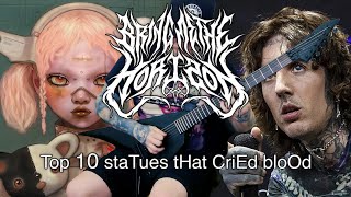 NEW BRING ME THE HORIZON  Top 10 staTues tHat CriEd bloOd  Guitar Cover  TABS [upl. by Warila]