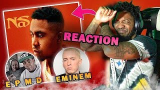 EMINEM GOES LAST  Nas  EPMD 2 feat Eminem amp EPMD REACTION [upl. by Jakob]