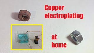 Applying copper electroplating at home [upl. by Appleby21]