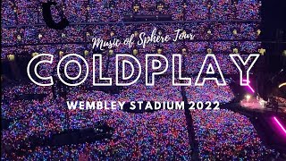 Best of COLDPLAY Wembley Stadium 2022  LONDON  Coldplay Music of the Sphere Tour [upl. by Ateekan]