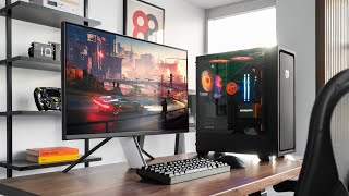 My NEW Custom Gaming PC Desk Setup  Intel 13th Gen amp NVIDIA RTX 4080 [upl. by Ias]