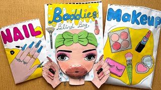 Roblox Makeup baddies Blind bag Paper 💅 ASMR 💖 satisfying opening blind box  Handmade [upl. by Calhoun]