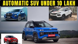 Best automatic SUVs under 10 lakh [upl. by Anawk106]