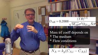 Diffusivity versus Mass transfer coefficients [upl. by Auqeenwahs]