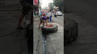 Teknik sa tubeless na mahirap hangenan automobile [upl. by Ehrsam]