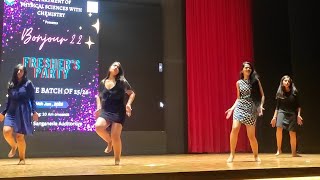 Dance Performance in college freshers  Hindu College  Delhi University [upl. by Giulietta]