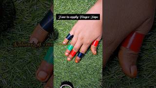 How to apply tape tapefingertricktapetrickinstantdiphenna instantmehndi dipmehndi [upl. by Llerehs]