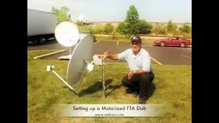 How to set up an HH dorizon to horizon DiSEqC Motor on a satellite antenna dish [upl. by Artur]