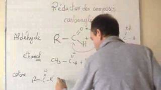 cours 1S  chimie  ch12 réduction des composés carbonylés [upl. by Ahsikin330]