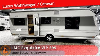 LMC Exquisite 595 VIP  2022 🦊 Luxusklasse für 2 Personen [upl. by Wilscam885]