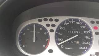 Civic EK B16A 2 Step Launch Control 5500RPM [upl. by Ecnadnac1]