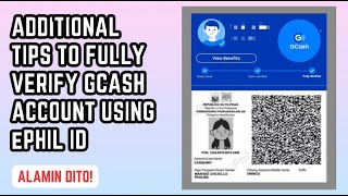 ADDITIONAL TIPS TO FULLY VERIFY GCASH ACCOUNT USING ePHIL ID UPDATED 2024  HR LEAH G [upl. by Mae263]