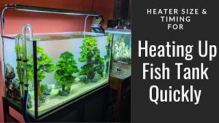 How To Heat Up Fish Tank Quickly amp Keep The Aquarium Warm [upl. by Kronick]