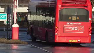 Buses at Derry  Londonderry [upl. by Ardnikal]