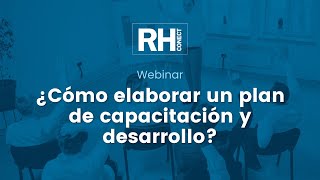 Webinar Plan de capacitación y desarrollo [upl. by Filomena]