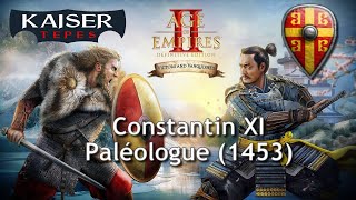 FR Age of Empires 2 DE  Vainqueurs et Vaincus  Constantin XI 1453 [upl. by Sharai990]