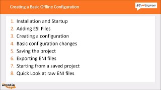 ECEngineer EtherCAT Tutorial  Installing and How to Create a Basic Offline EtherCAT Configuration [upl. by Esyned391]