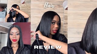 MY FIRST HAIR REVIEW  ANGONO  PREMIUM HAIR 12’INCH VIETNAMESE ❤️ SA YOUTUBER 🇿🇦 [upl. by Pascha733]