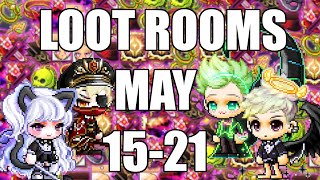 MapleStory Hard Boss Loot Rooms  May 1521 [upl. by Plusch]