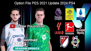 Option File PES 2021 Update 2024 V7 PS4 [upl. by Halstead]