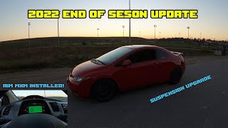 End of Season 2022 update  Civic SI Track Build [upl. by Ahslek]