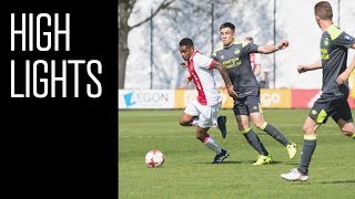 Highlights Ajax O19  PSV O19 [upl. by Atinus826]