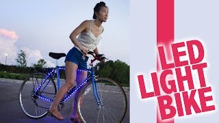 How to Install LED Lights on a Bicycle  The Light Bike [upl. by Damas]