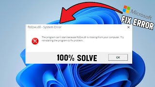 Fix Ftd2xxdll Not Found or Missing Errors [upl. by Skylar]