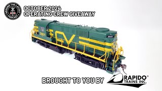 October 2024 Operating Crew Giveaway [upl. by Waylon397]