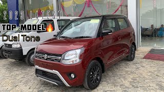 2023 Maruti Suzuki WagonR 🔥Dual Tone Top Model Review [upl. by Oilerua]