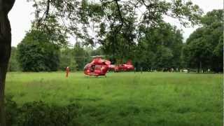 London Air Ambulance helicopter takeoff [upl. by Danzig]