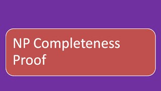 NP Completeness for dummies NP Completeness Proofs [upl. by Algar]