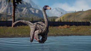 Ornithomimus JWA Port  Jurassic World Evolution 2 Modding [upl. by Meekahs806]